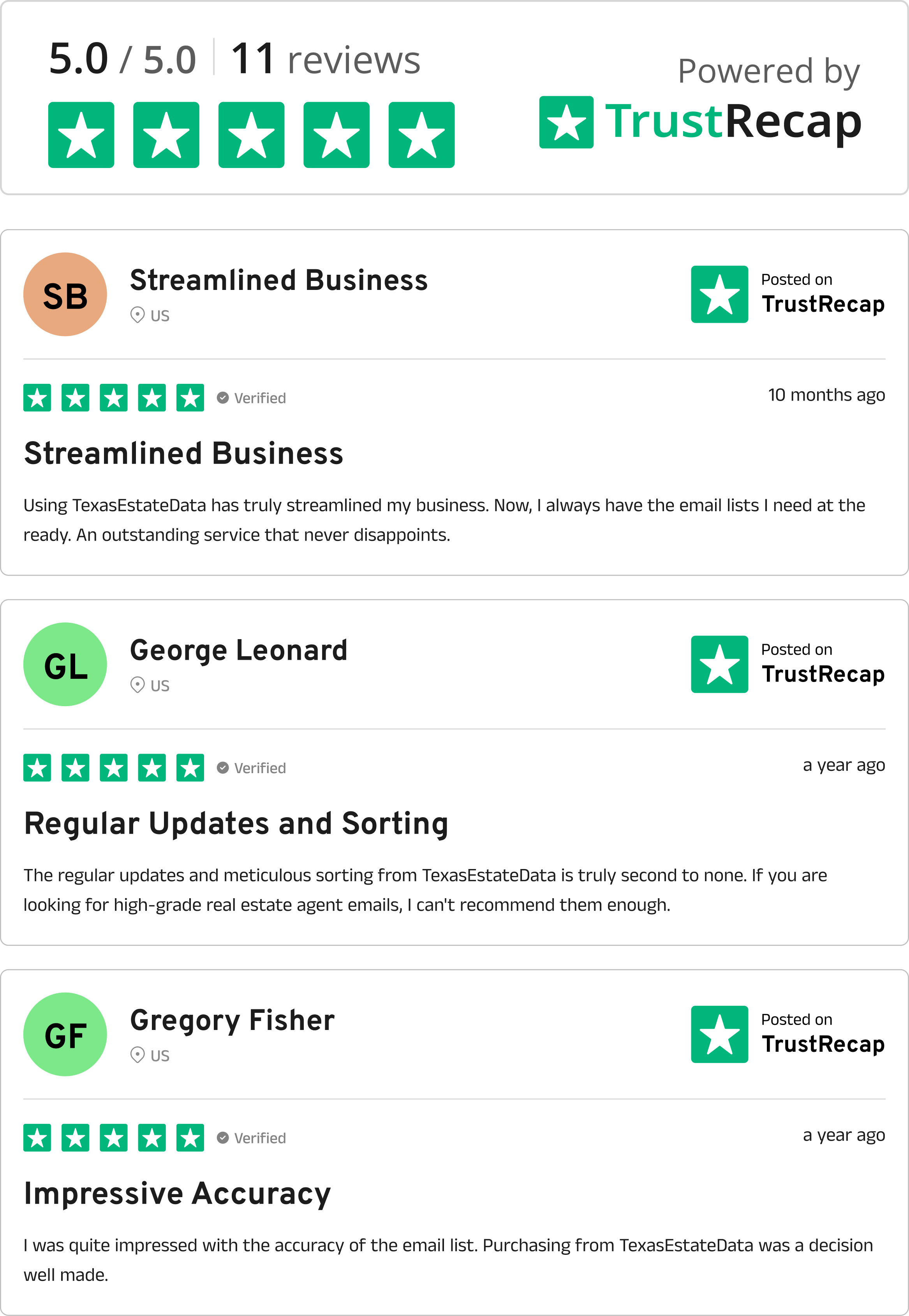Review Widget
